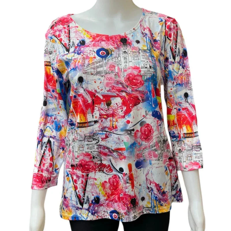 Blouse coloré - C'est Elle