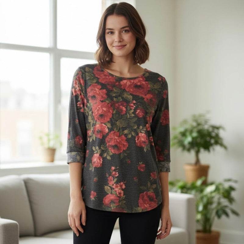 Blouse fleurie femme - C'est Elle