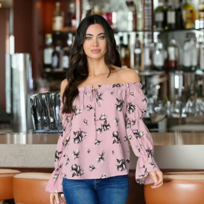 Blouse épaule dénudée
