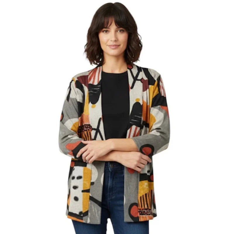 Cardigan graphique - C'est Elle