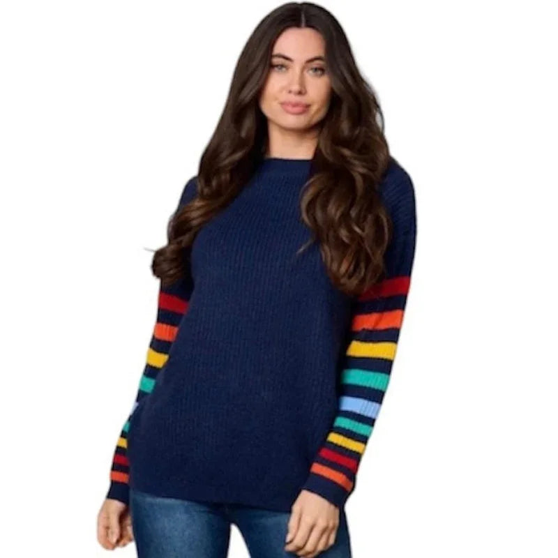 Chandail rayé multicolore - C'est Elle