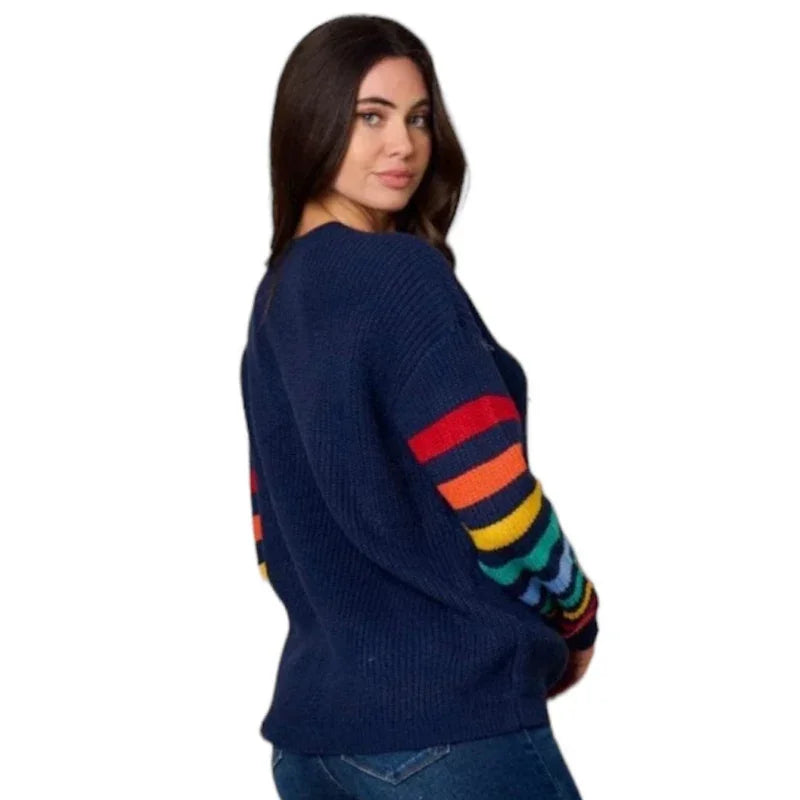 Chandail rayé multicolore - C'est Elle