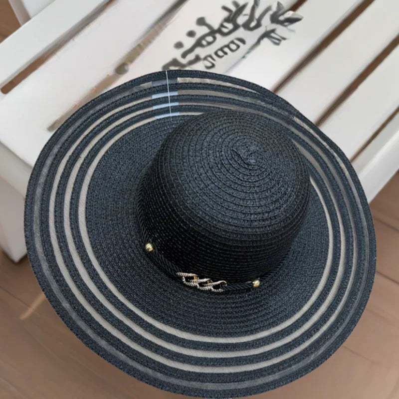 Chapeau en paille chic