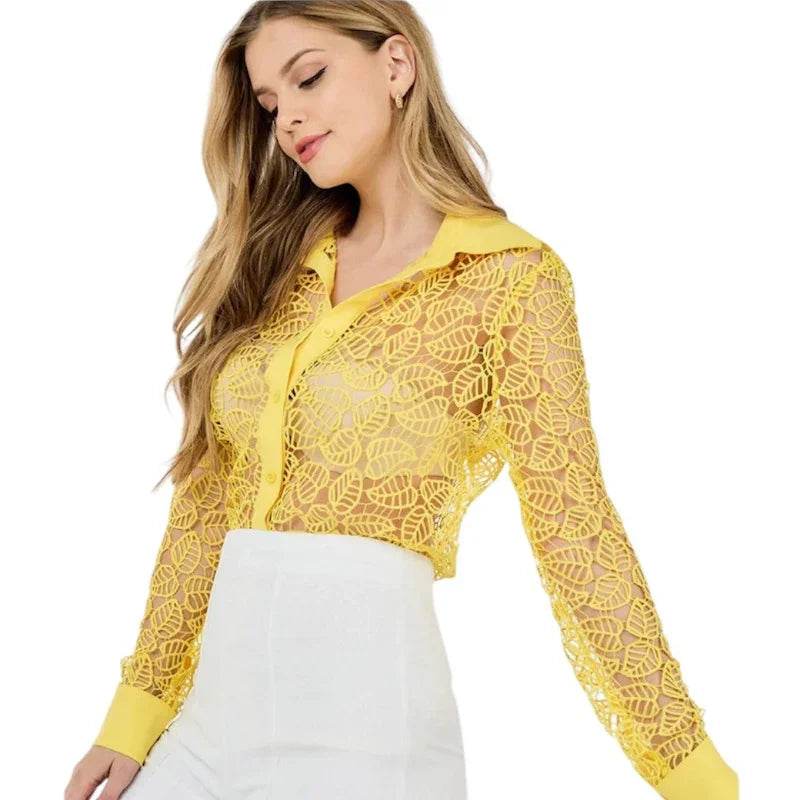Chemise crochet femme - C'est Elle
