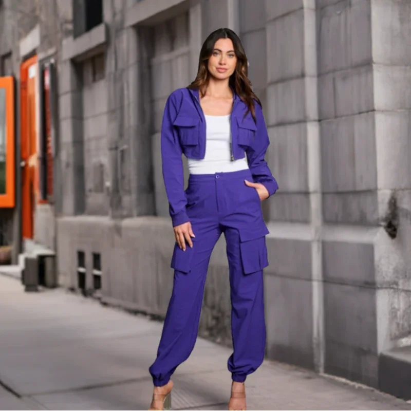 Ensemble pantalon et veste femme