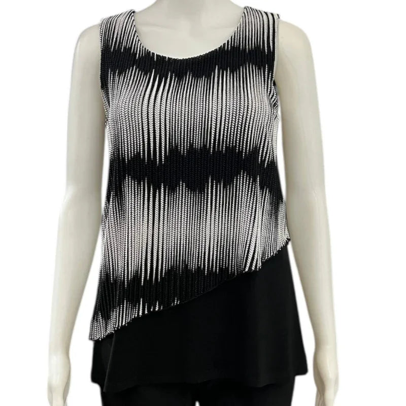 Haut noir et blanc - C'est Elle