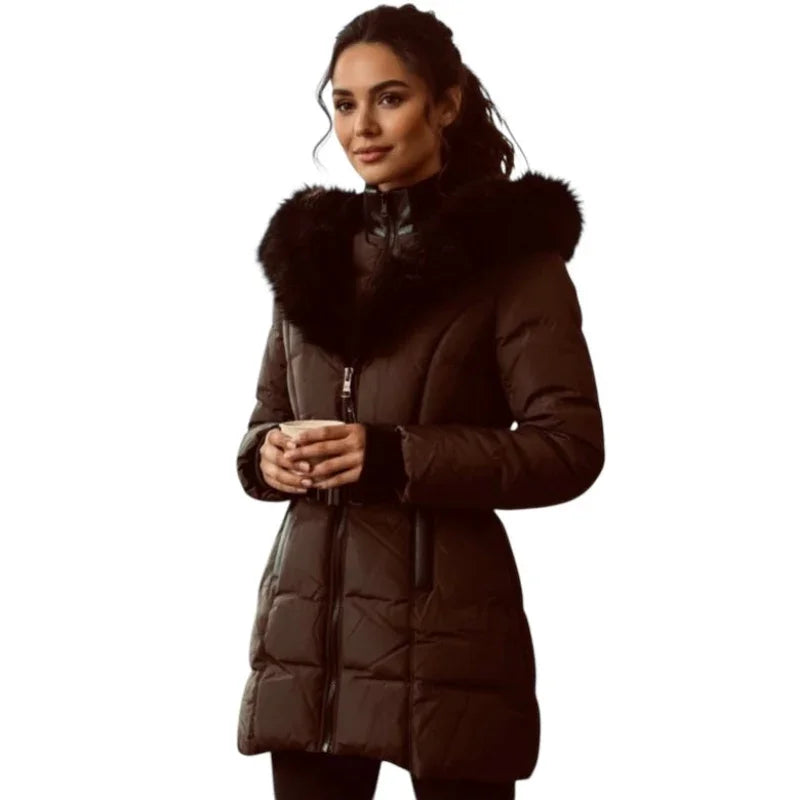 Manteau_avec_ceinture_3R_Arctic_Wear #couleur_brun