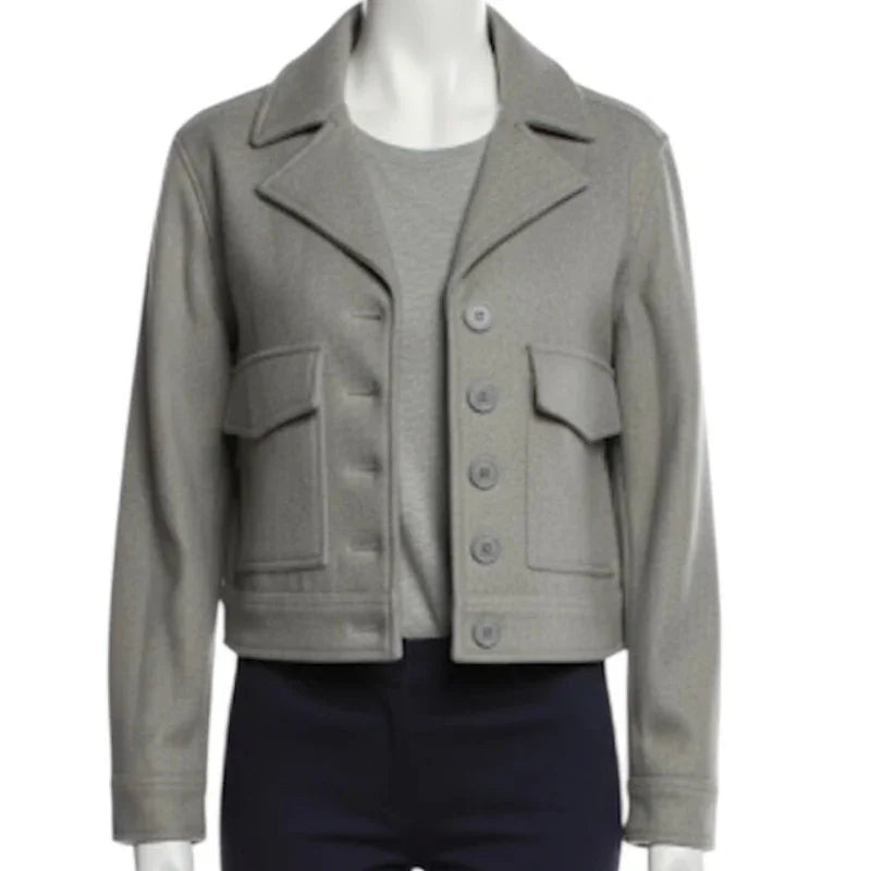 Manteau laine court - C'est Elle