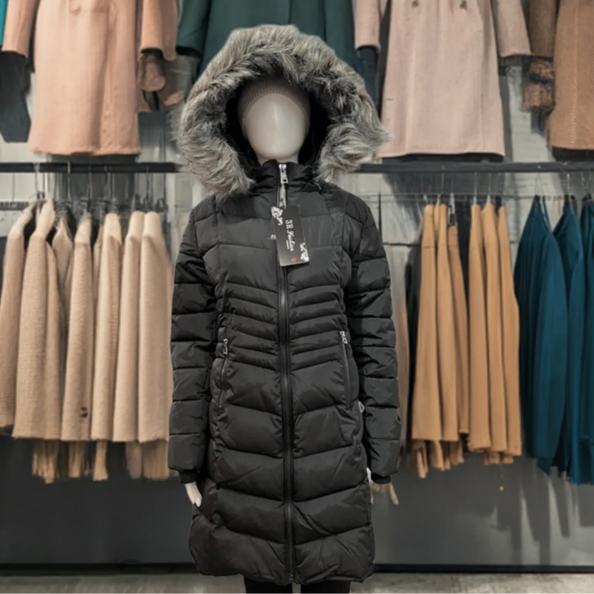 Manteau mi long 3R