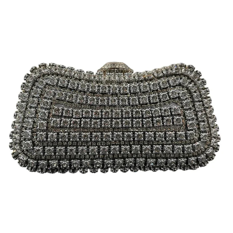 Pochette diamant #couleur_argent