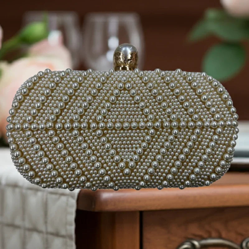 Pochette perle femme