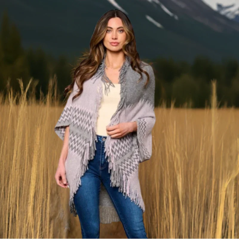 Poncho ouvert