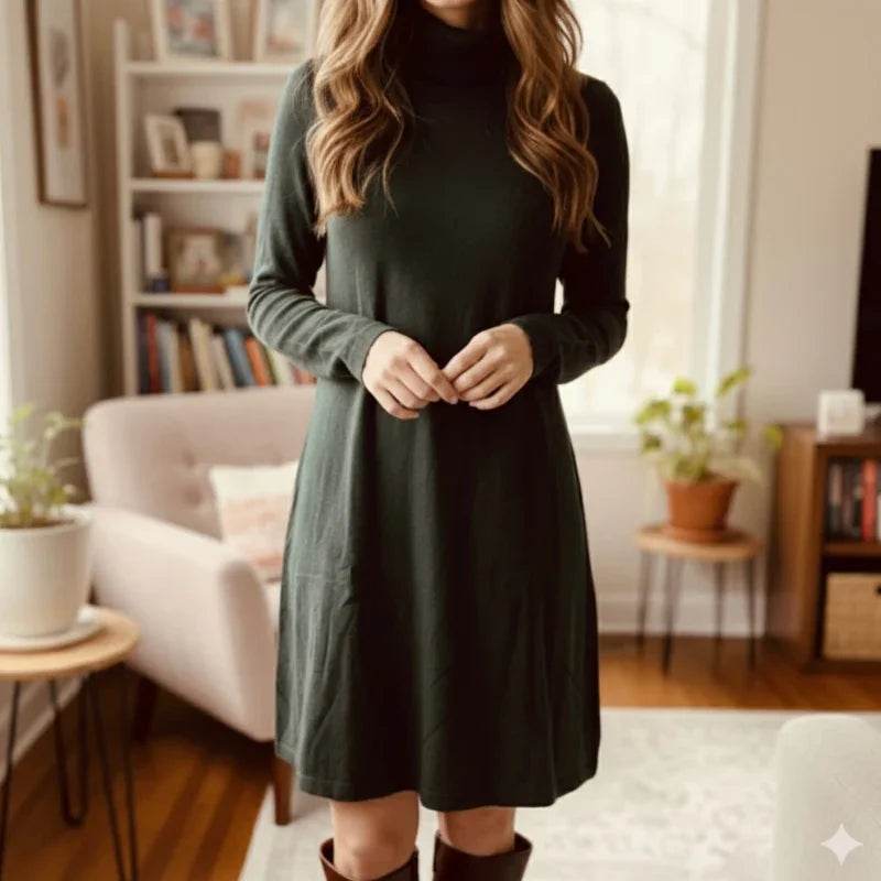 Robe col roulé - C'est Elle