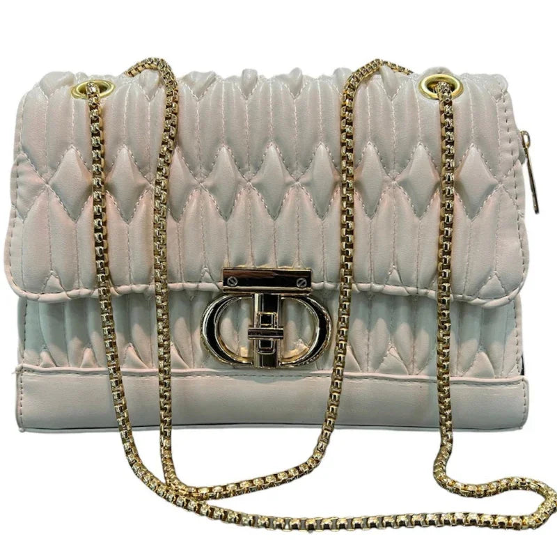 Sac a main Lina plissé  #couleur_blanc_cassé