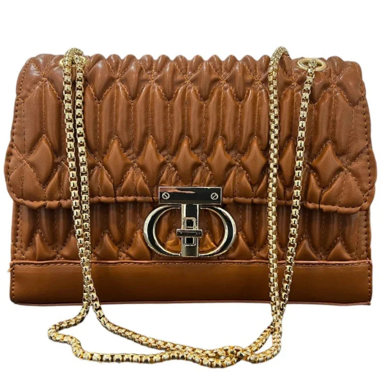 Sac a main Lina plissé #couleur_brun