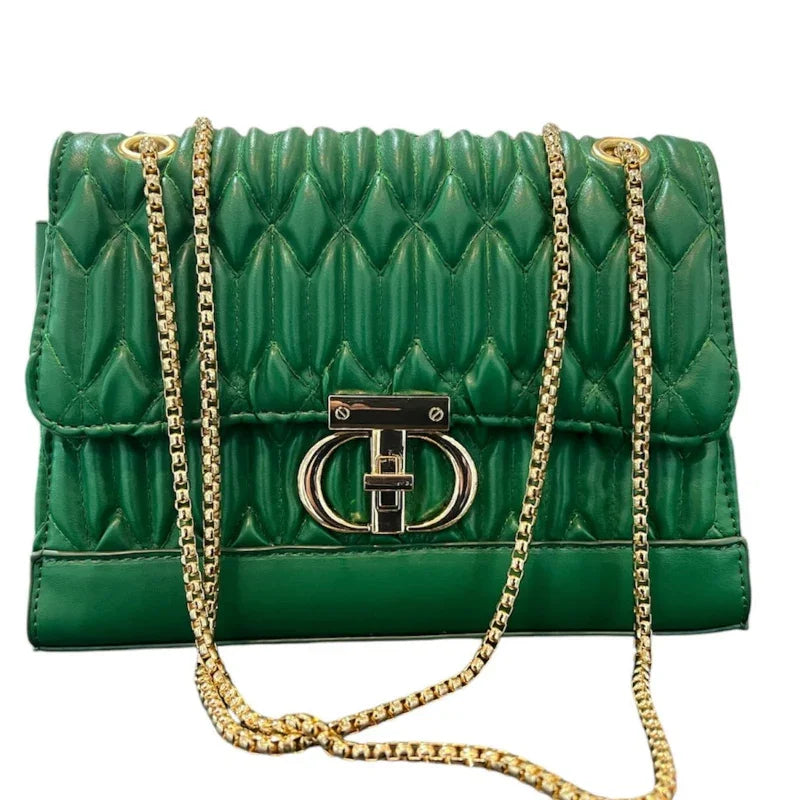 Sac a main Lina plissé #couleur_vert