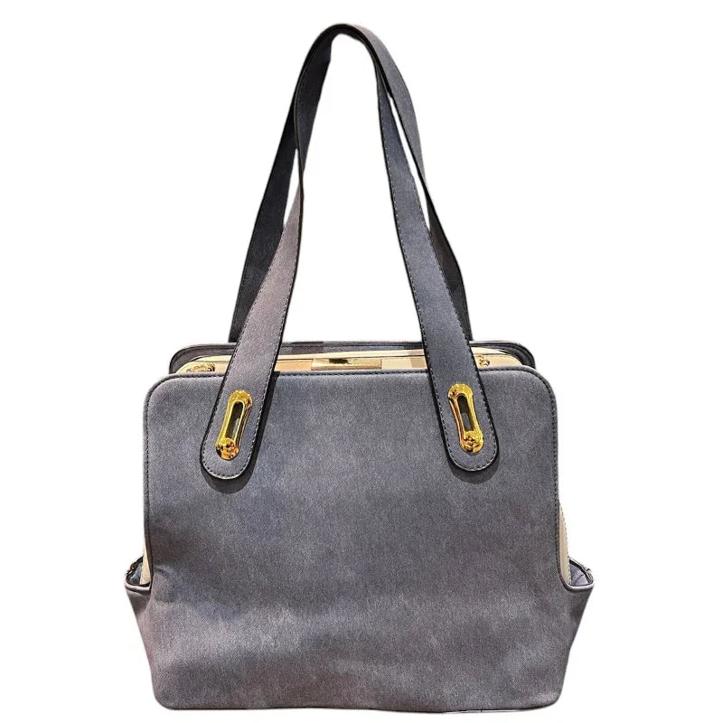 Sac à main carre #couleur_bleu