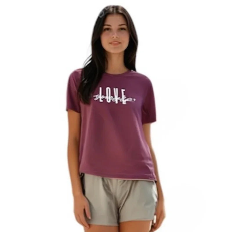 T-shirt avec message - C'est Elle