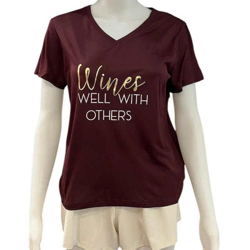 T-shirt avec message - C'est Elle