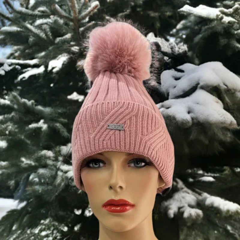 Tuque chaude #couleur_rose