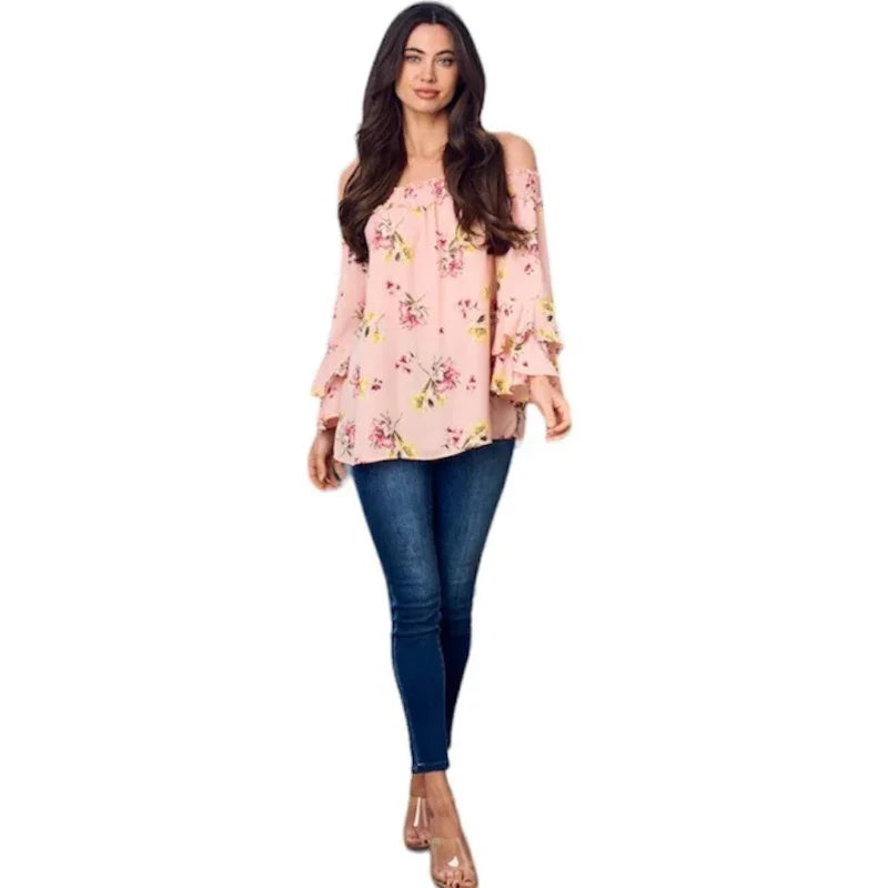 Blouse à manches superposées #couleur_rose_gold