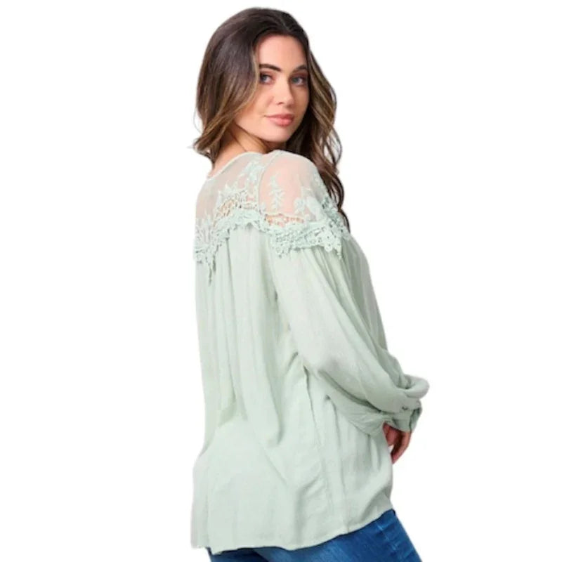 Blouse ample #couleur_sage