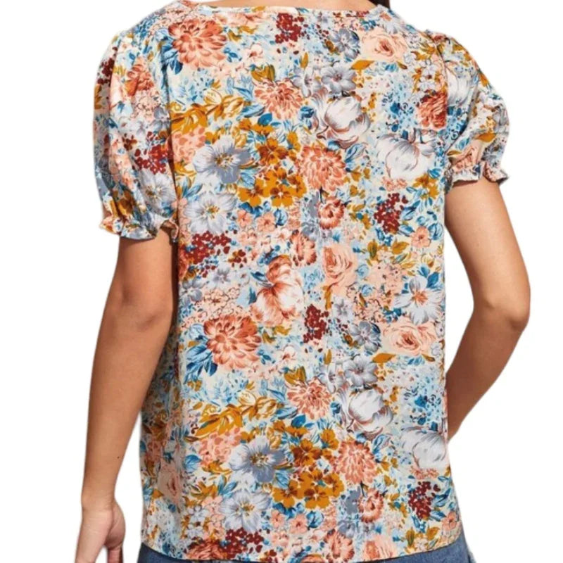 Blouse Justine rose - C'est Elle