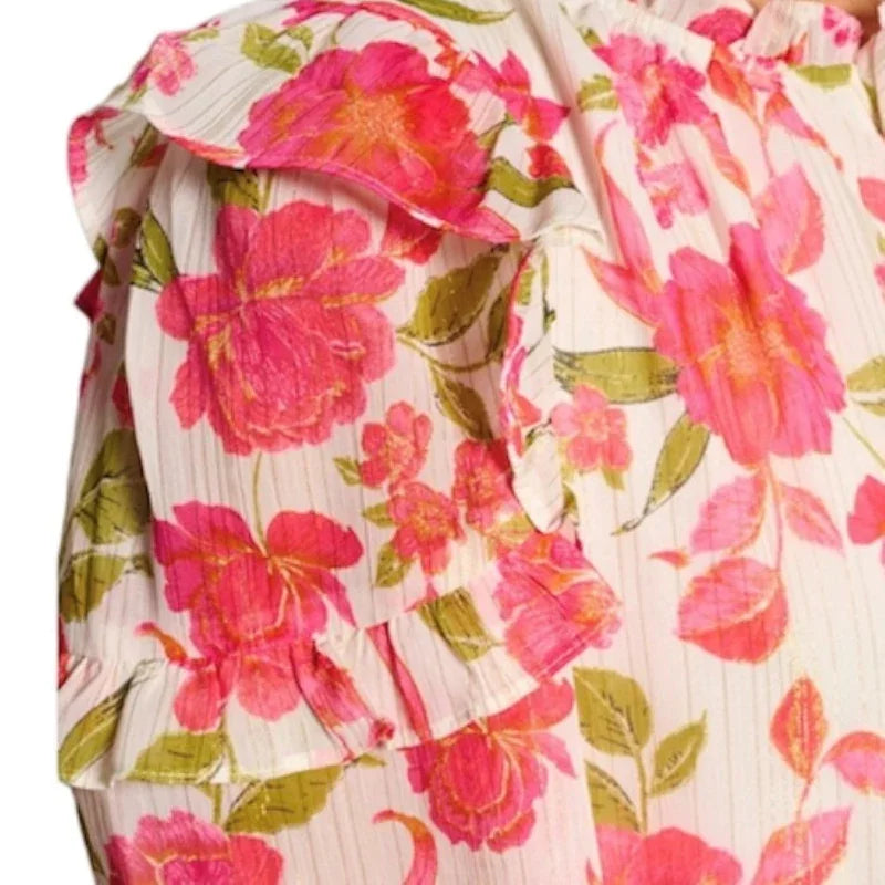 Blouse volantée #couleur_beige