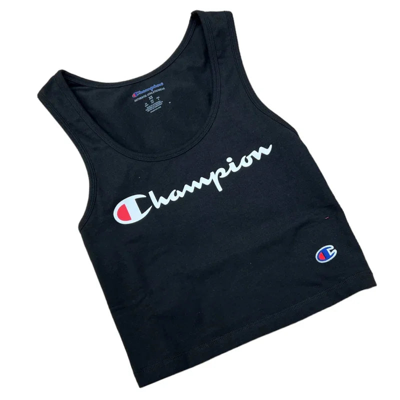 Camisole champion noir #couleur_noir
