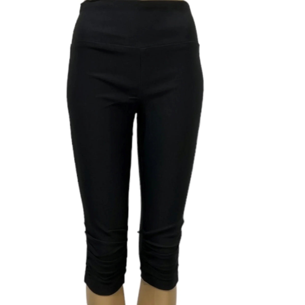 Capri pour femme de couleur uni noir