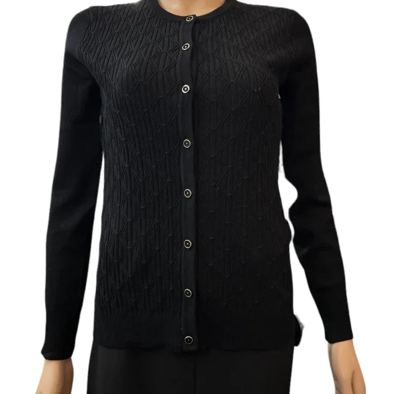 Cardigan grille noir Dear Rose new york