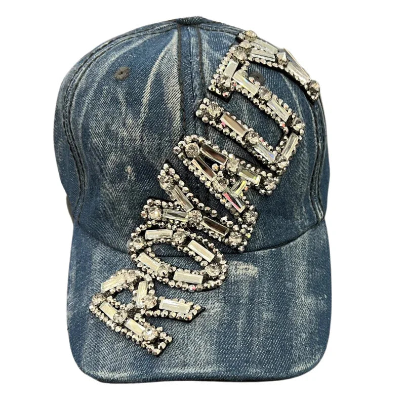 Casquette Royalty Denim #couleur_bleu