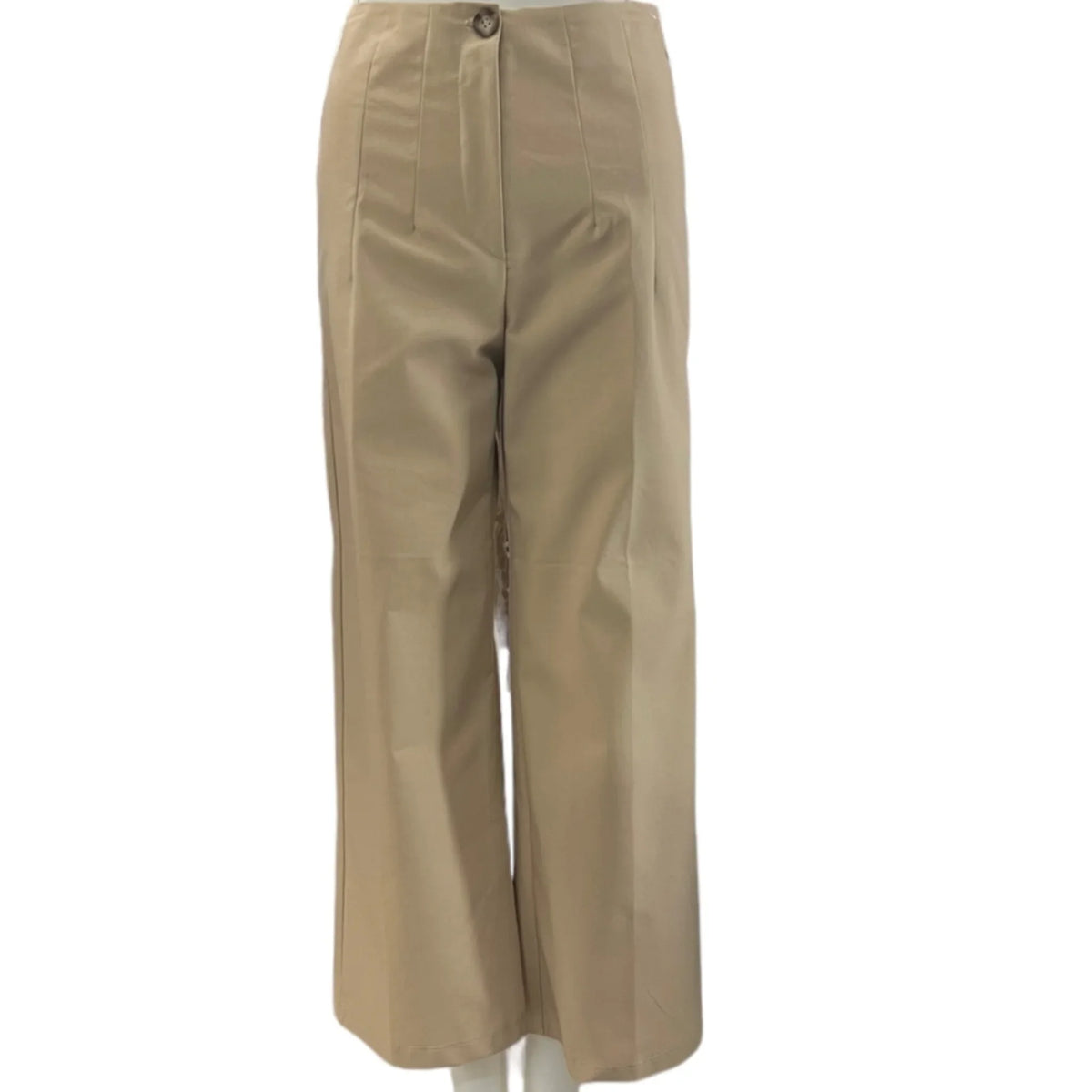 C'est Elle pantalon jambes larges beige - C'est Elle