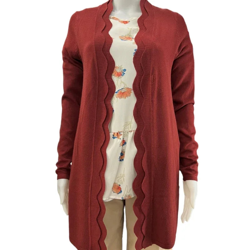 Cocobleu cardigan festonné - C'est Elle