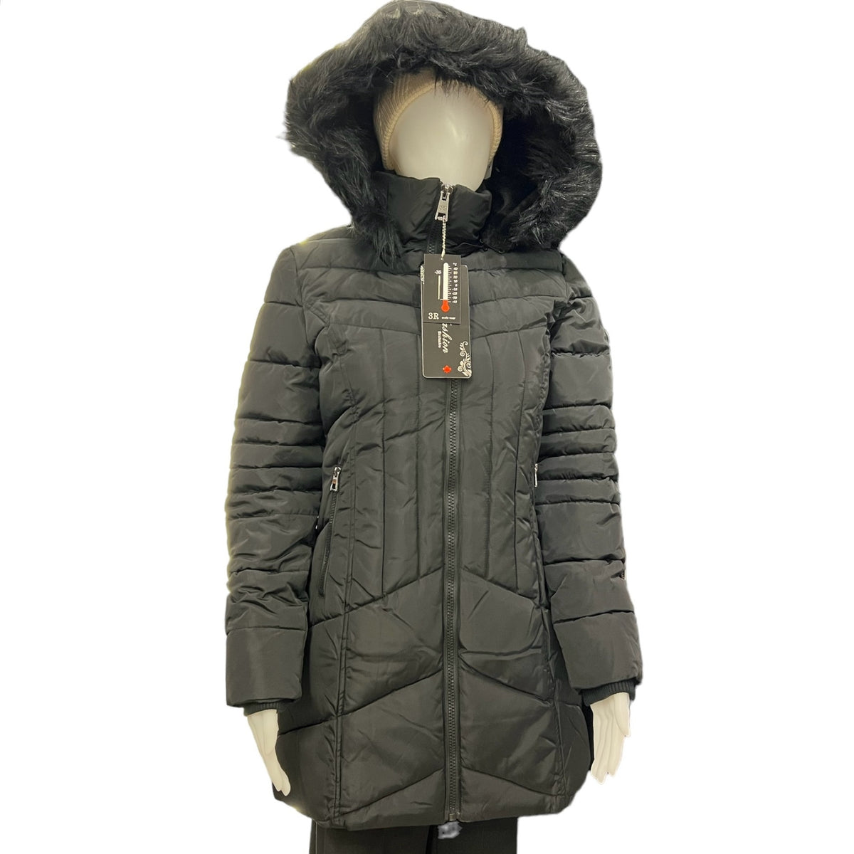 Manteau 3R noir arcticwear est idéal pour les grands froids. Il vous gardera au chaud tout au long de l`hiver.