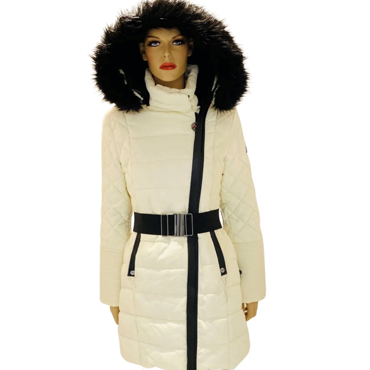 Manteau capuchon détachable pour femme. 3R Arctic Wear fièrement Canadien. Ce manteau peut se porter avec ou sans la ceinture. Lavable à la machine.&nbsp;Portez-le avec un de nos legging polaire et bravez le frois chaque jour. Chic ou sport, il vous réchauffera tout au long de l'hiver.