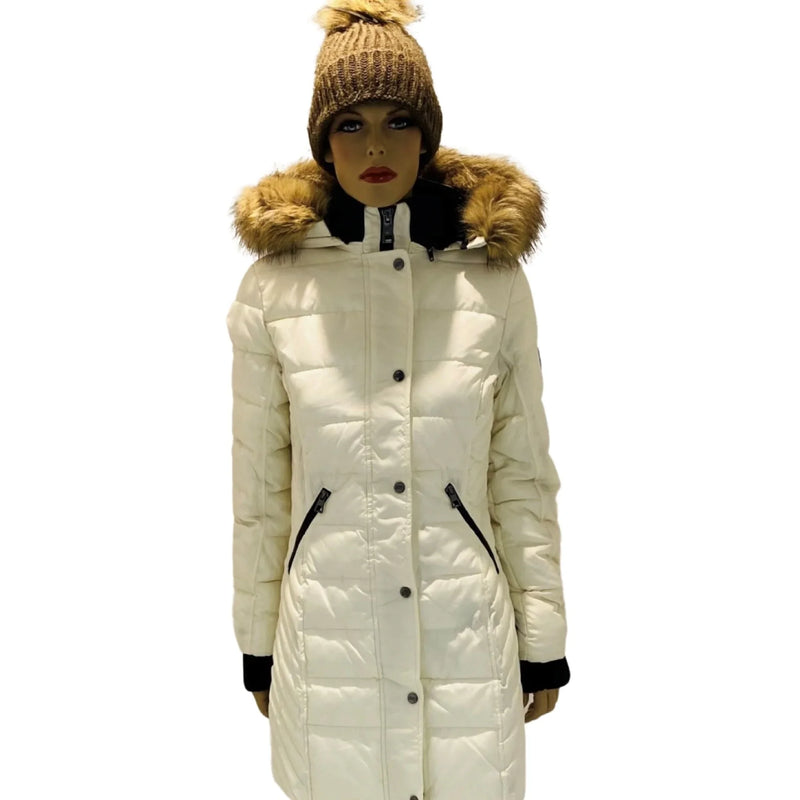 Manteau hiver blanc cassé 3R