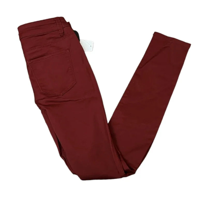 Pantalon en sergé Design Lab #couleur_bourgogne