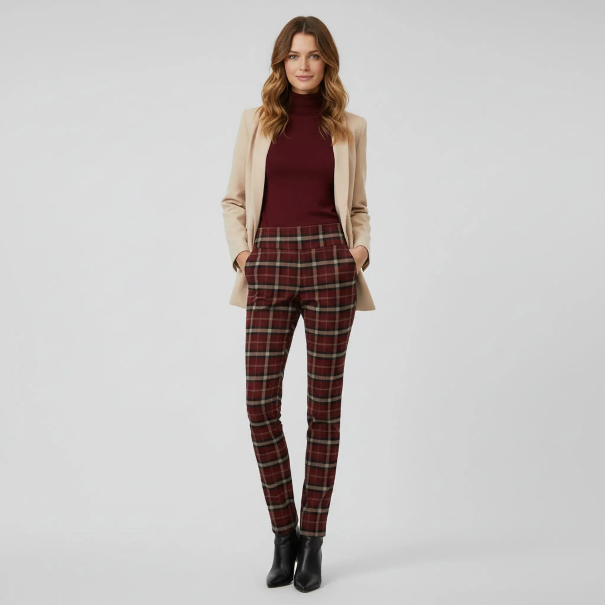 Even&Odd Legging (type pantalon) - bordeaux
