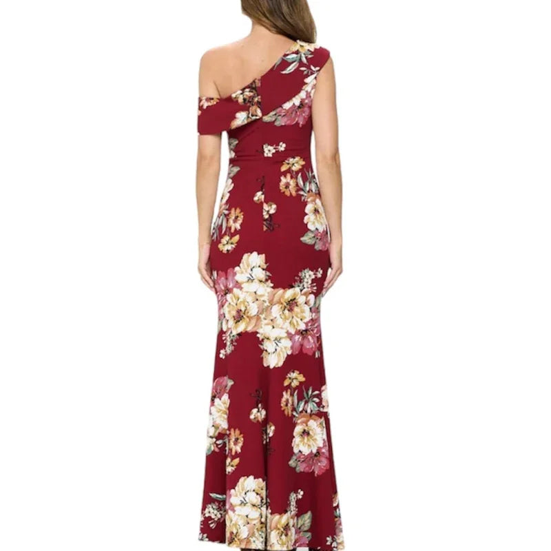 Robe longue fleurie C'est Elle