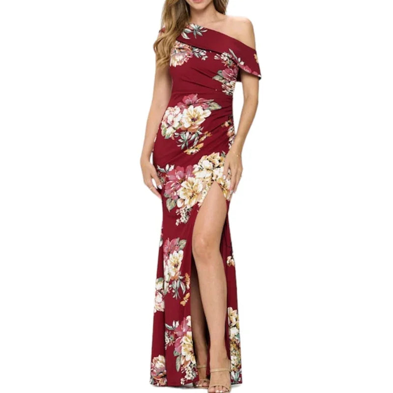 Robe longue fleurie C'est Elle