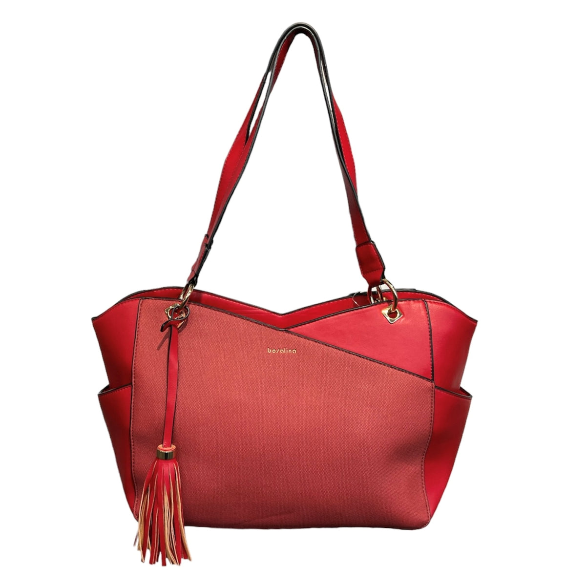Ce sac femme en couleur bourgogne de la marque BOSALINA est un compagnon idéal pour toutes vos sorties. Avec ses nombreuses poches, ce sac à main vous permet de garder tous vos essentiels à portée de main. Son design élégant et intemporel ajoutera une touche de style à n'importe quelle tenue.