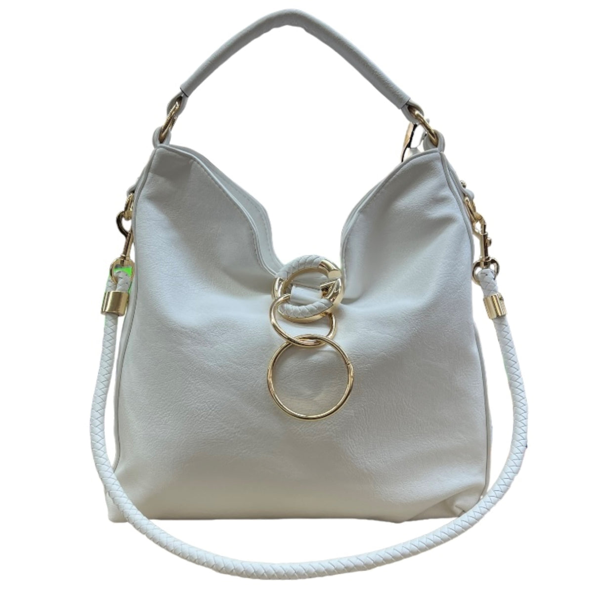 Ce sac blanc est polyvalent grâce à sa capacité à être porté long ou court. Il s'adapte à tous les styles et besoins de portée. Profitez de sa versatilité pour un look personnalisé en toute occasion.