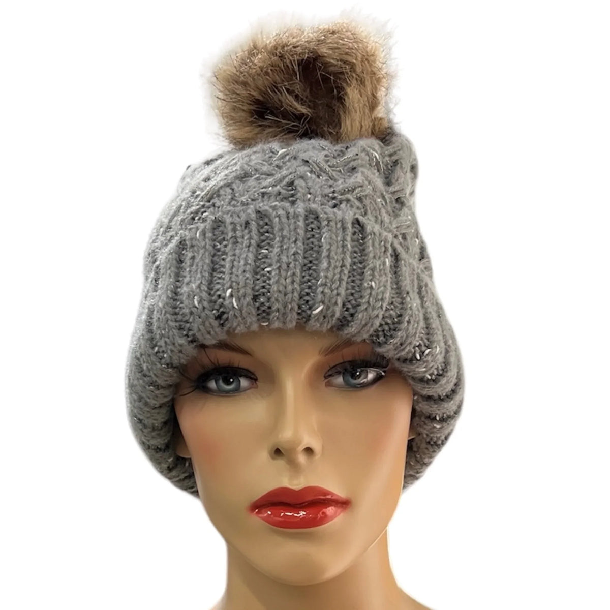 Tuque doublée laine CoG New York #couleur_grise