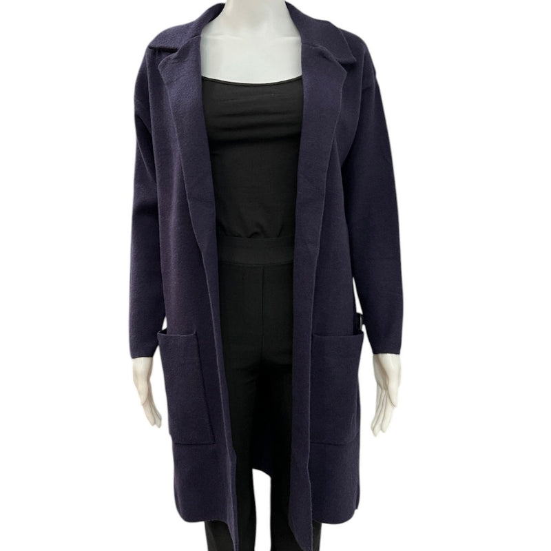 Blazer en tricot #couleur_marine