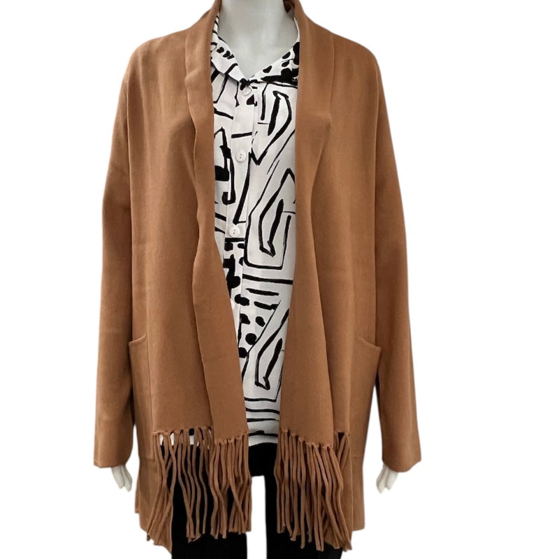 Blazer long Eva & Paige #couleur_camel