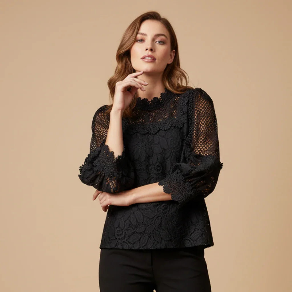 Blouse dentelle femme