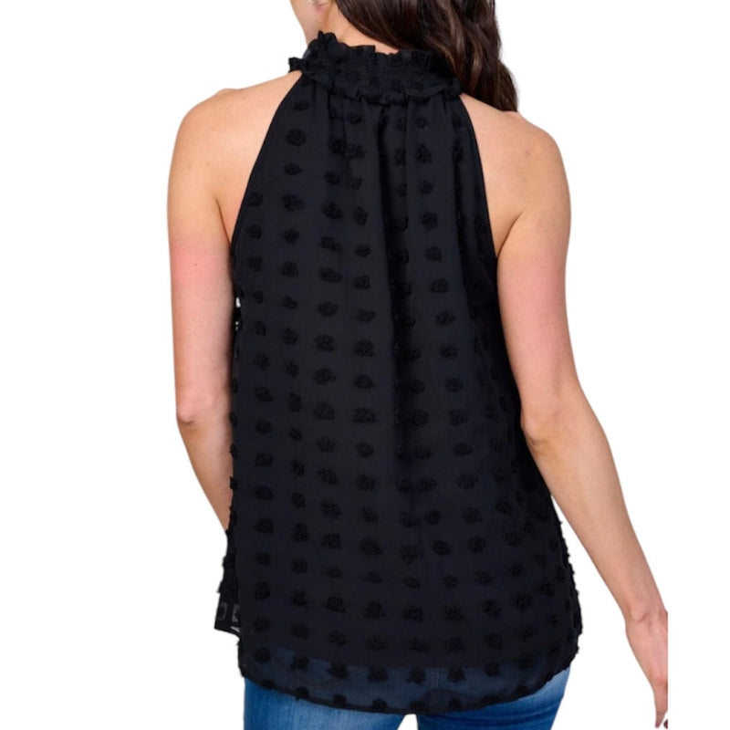 Blouse femme sans manches #couleur_noir