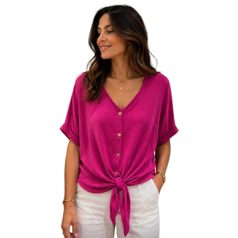 Blouse fluide Julia Divina fuschia