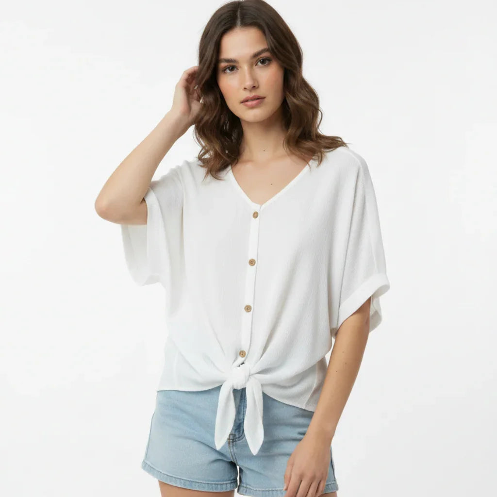 Blouse fluide blanc